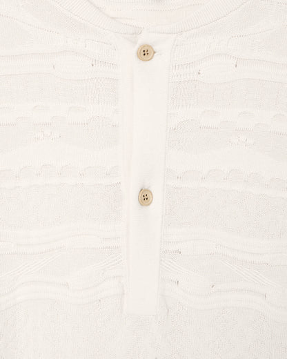 Lyocell-blend, Henley neckline jumper