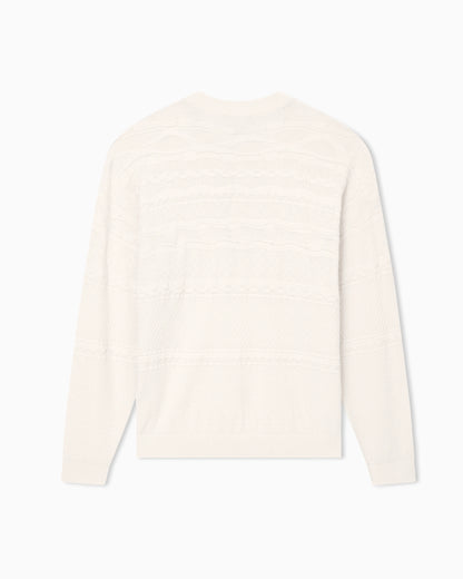 Lyocell-blend, Henley neckline jumper