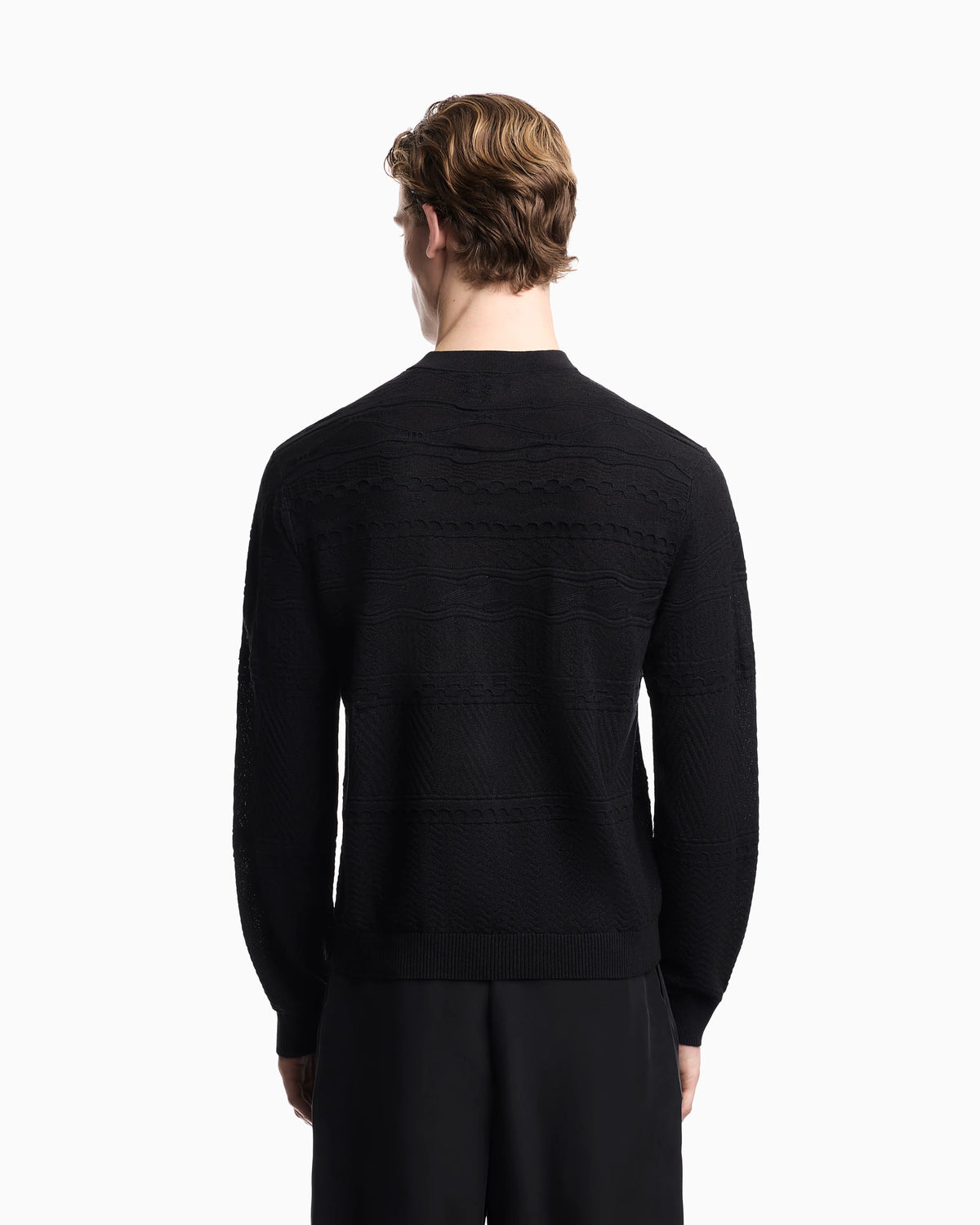 Lyocell-blend, Henley neckline jumper
