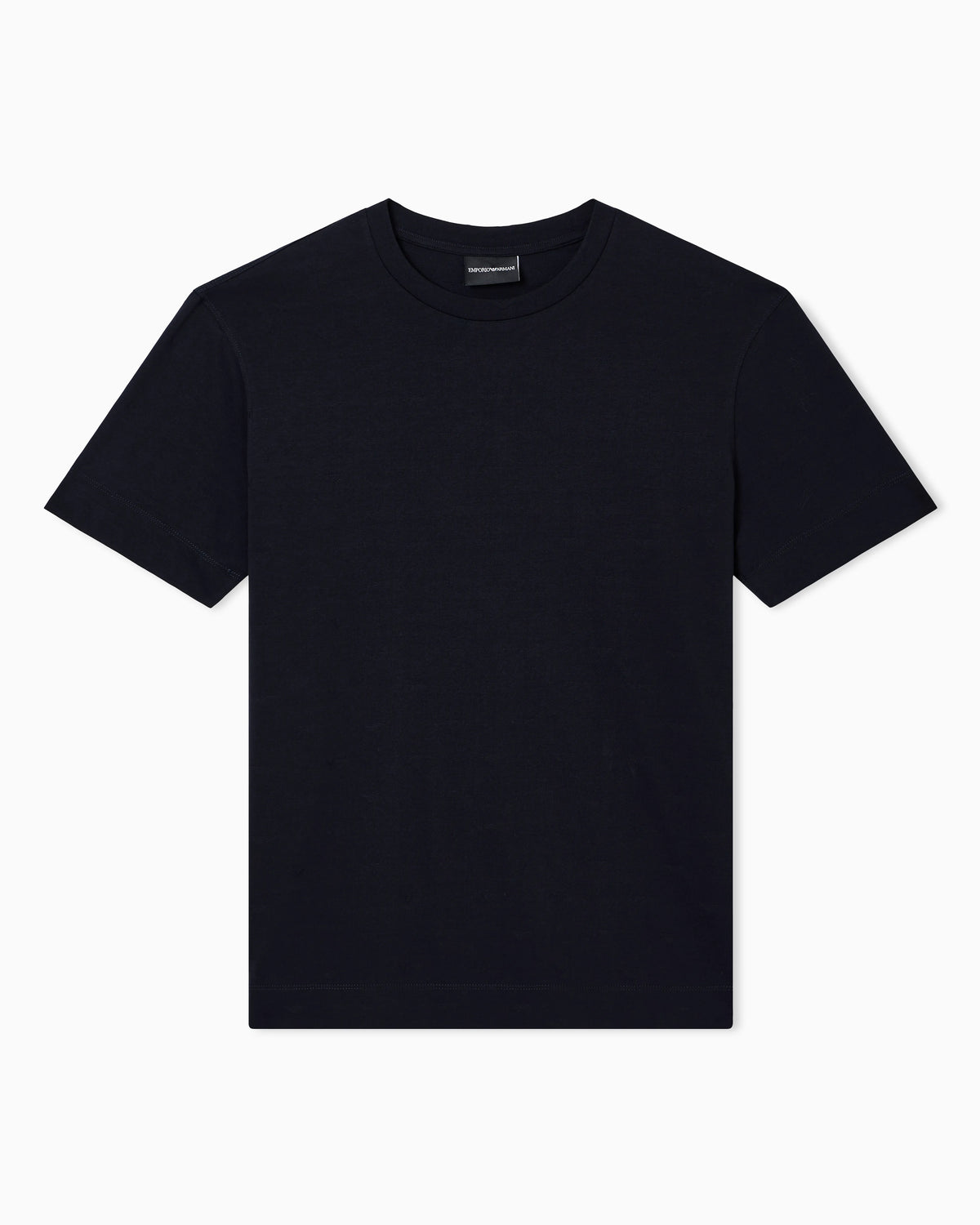 Slim-fit T-shirt in all-over micro-eagle jacquard jersey