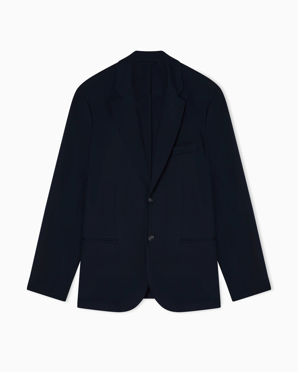 Nylon single-breasted jacket