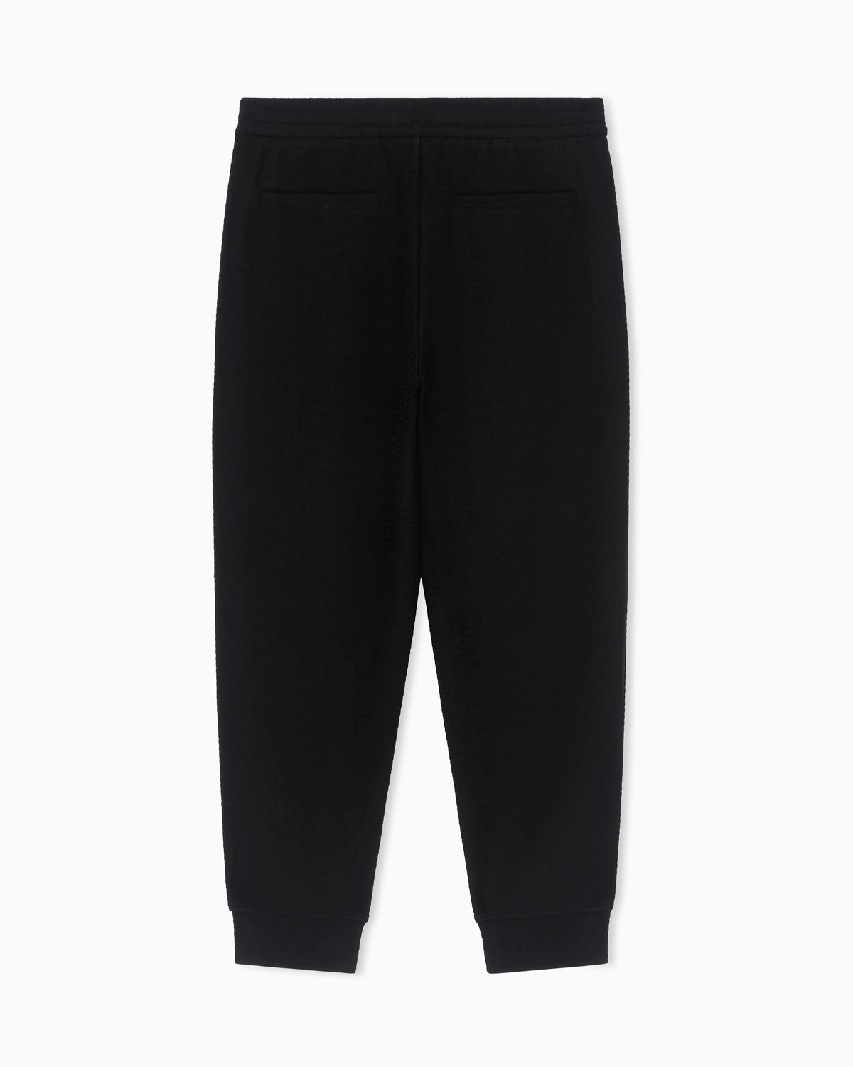 Lyocell-blend interlock-jersey joggers with jacquard lettering