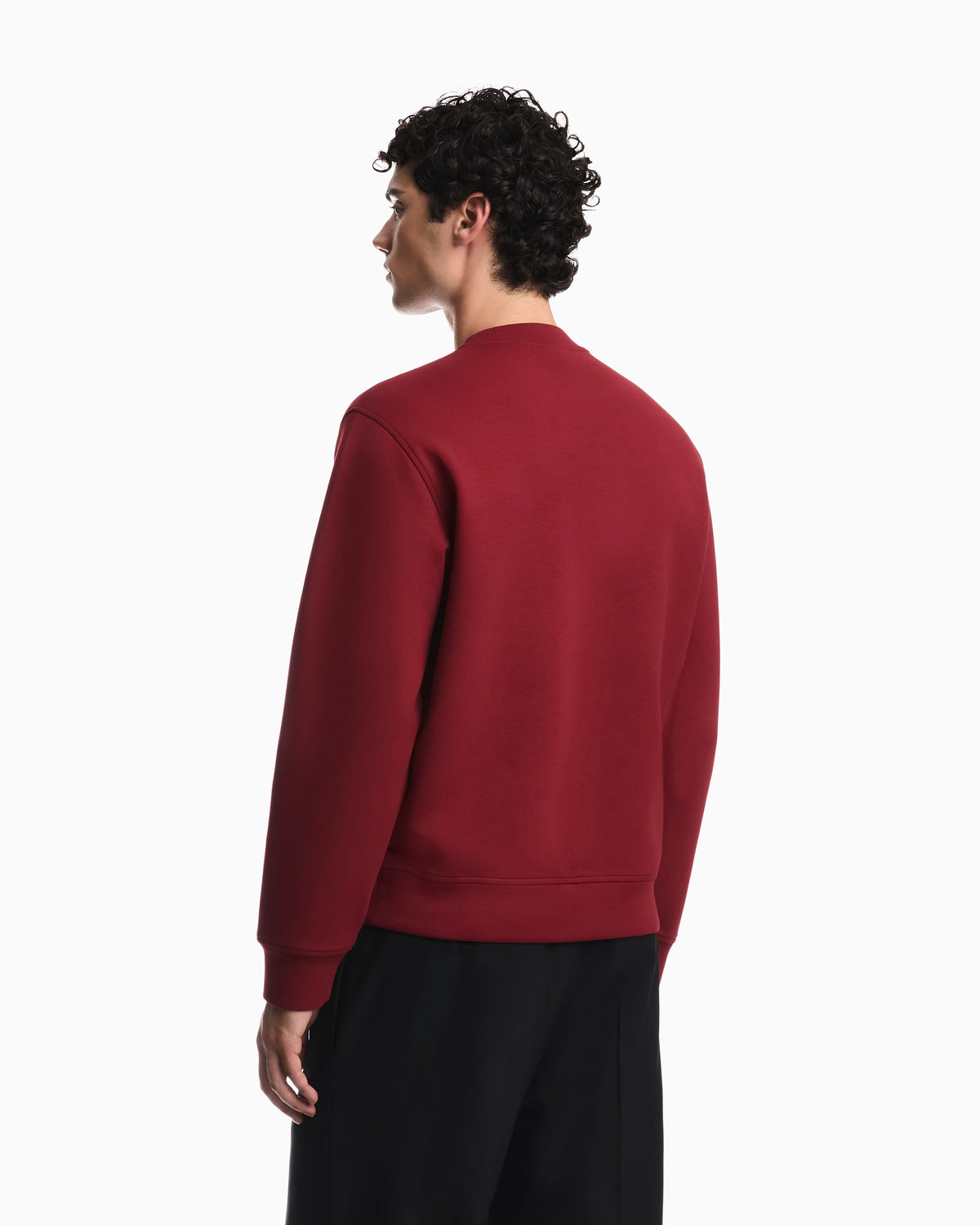 Sweatshirt Essential in cotton double jersey