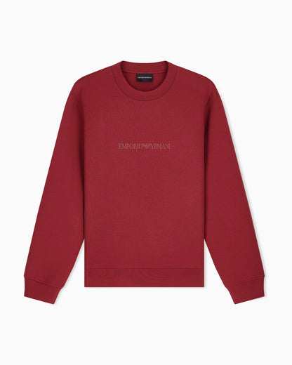 Sweatshirt Essential in cotton double jersey