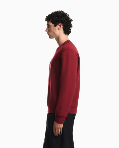 Sweatshirt Essential in cotton double jersey