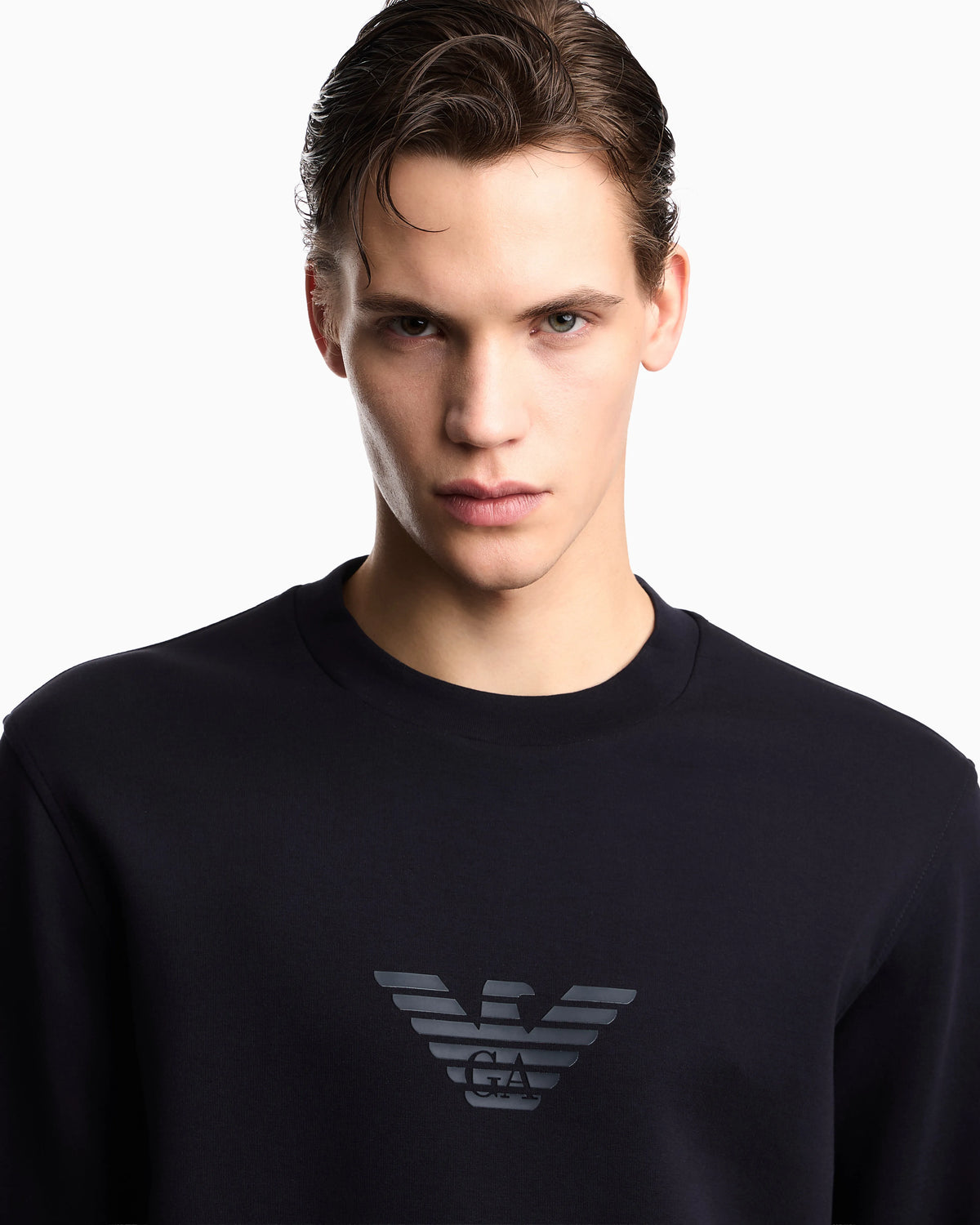 Sweatshirt Essential in cotton double jersey
