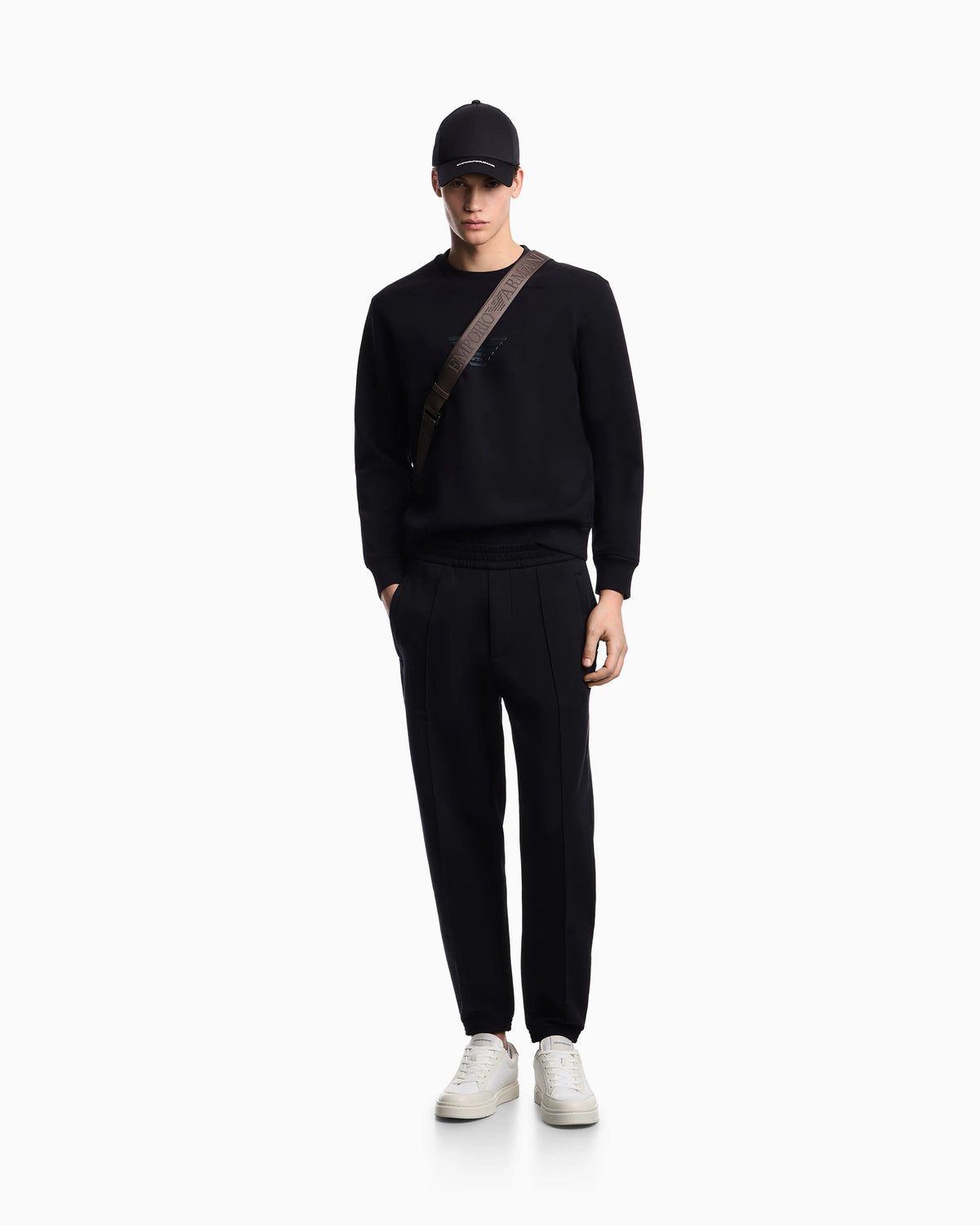 Sweatshirt Essential in cotton double jersey