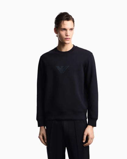 Sweatshirt Essential in cotton double jersey