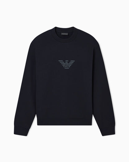 Sweatshirt Essential in cotton double jersey
