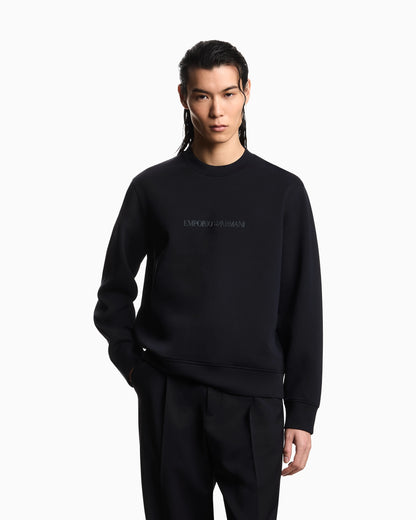 Sweatshirt Essential in cotton double jersey
