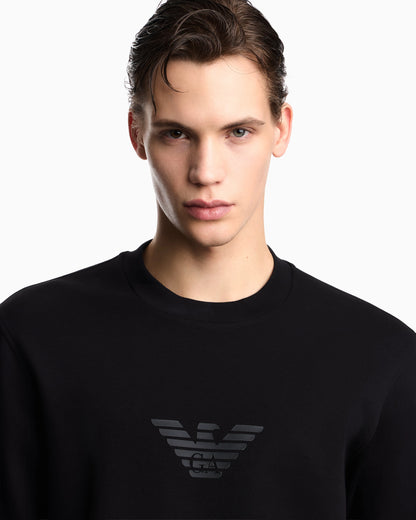 Sweatshirt Essential in cotton double jersey
