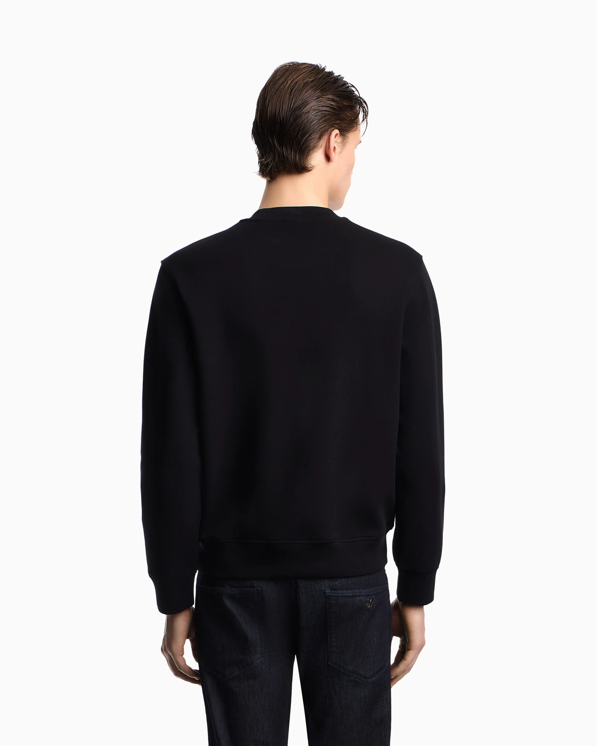 Sweatshirt Essential in cotton double jersey