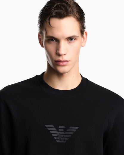 Sweatshirt Essential in cotton double jersey