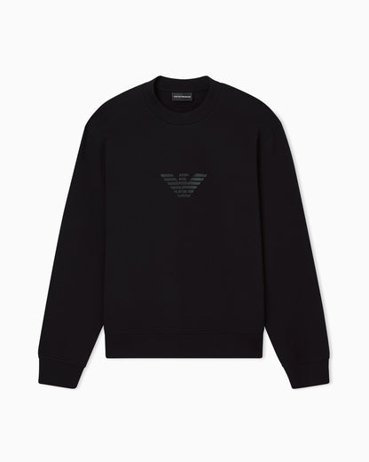 Sweatshirt Essential in cotton double jersey