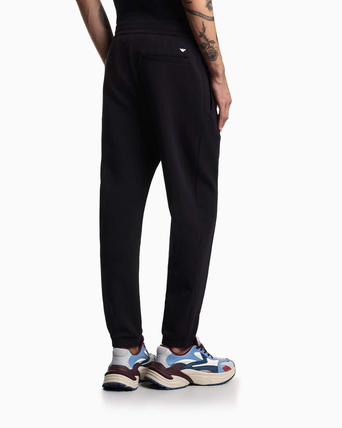 Double jersey joggers with side zip pockets Essential