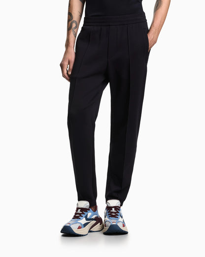 Double jersey joggers with side zip pockets Essential