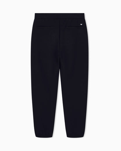 Double jersey joggers with side zip pockets Essential