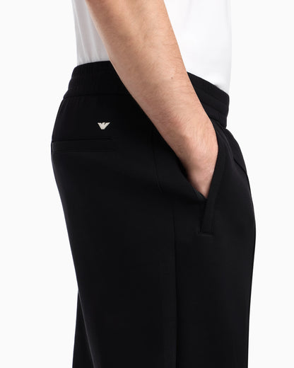 Double jersey joggers with side zip pockets Essential