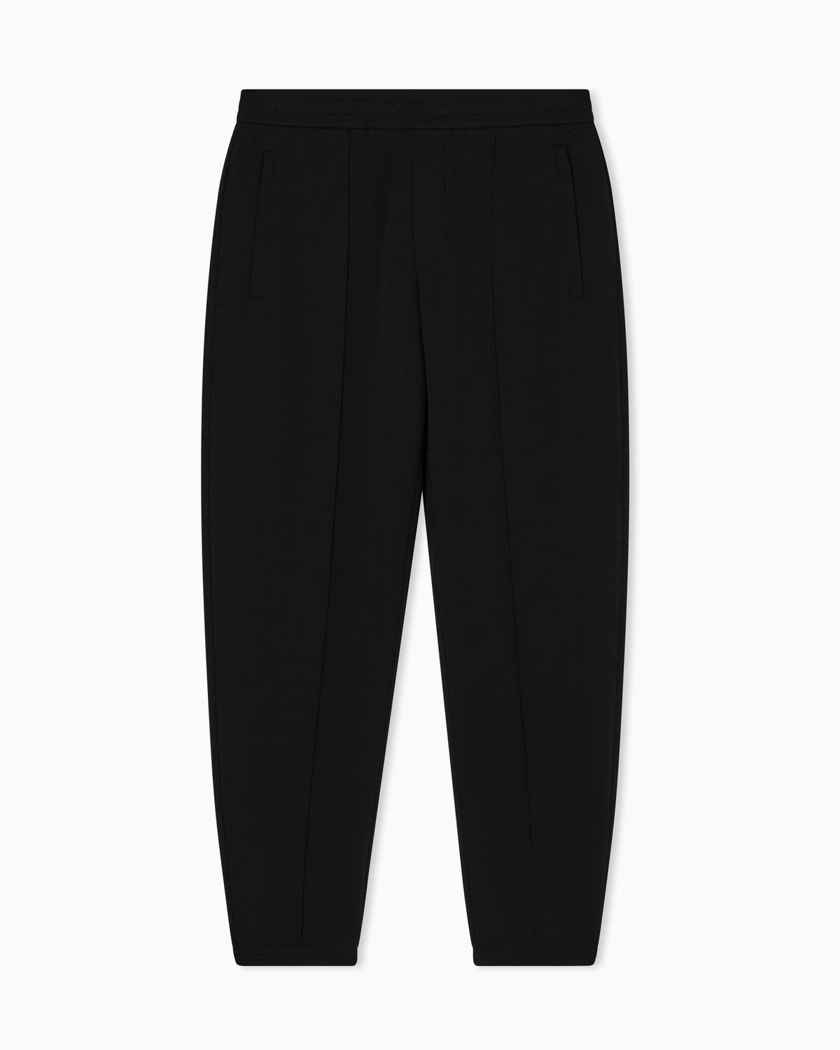 Double jersey joggers with side zip pockets Essential