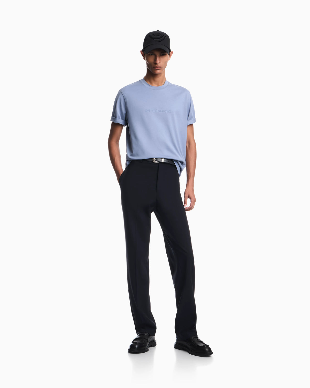 T-shirt Essential slim fit in pima cotton jersey