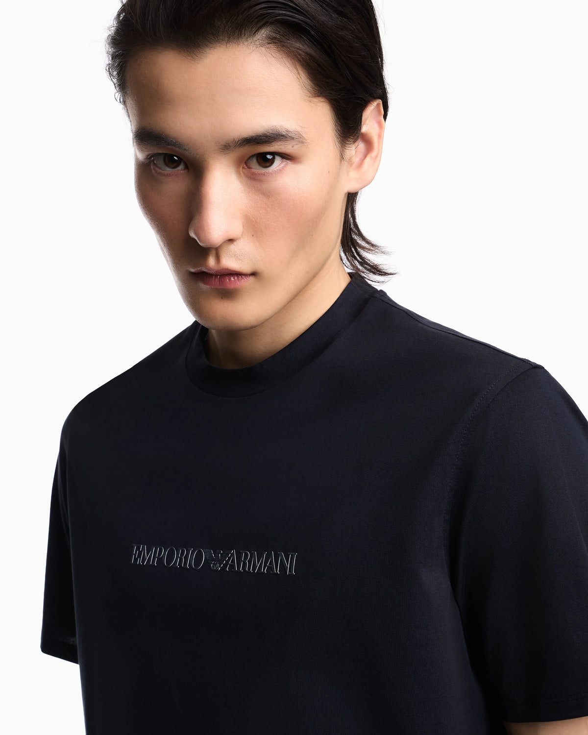 T-shirt Essential slim fit in pima cotton jersey
