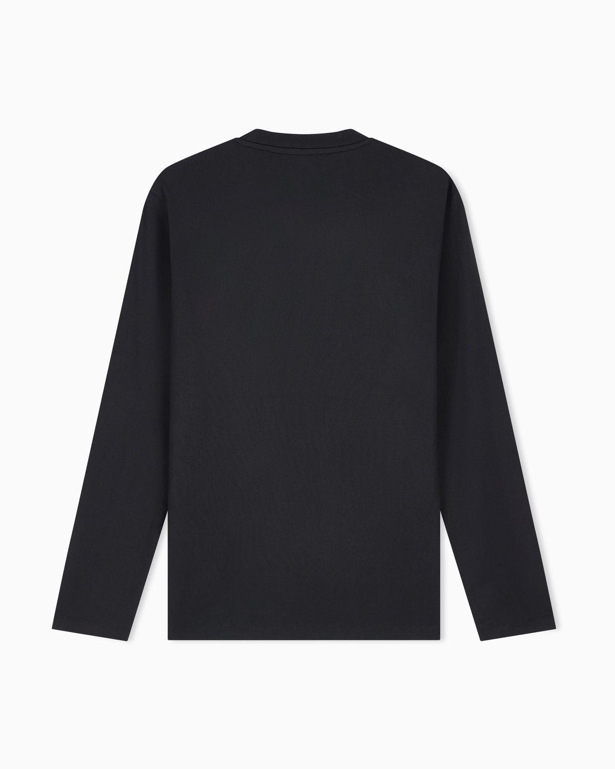 Slim-fit Pima jersey jumper with printed logo