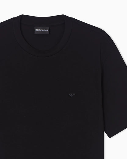 Plain-knit virgin wool jumper
