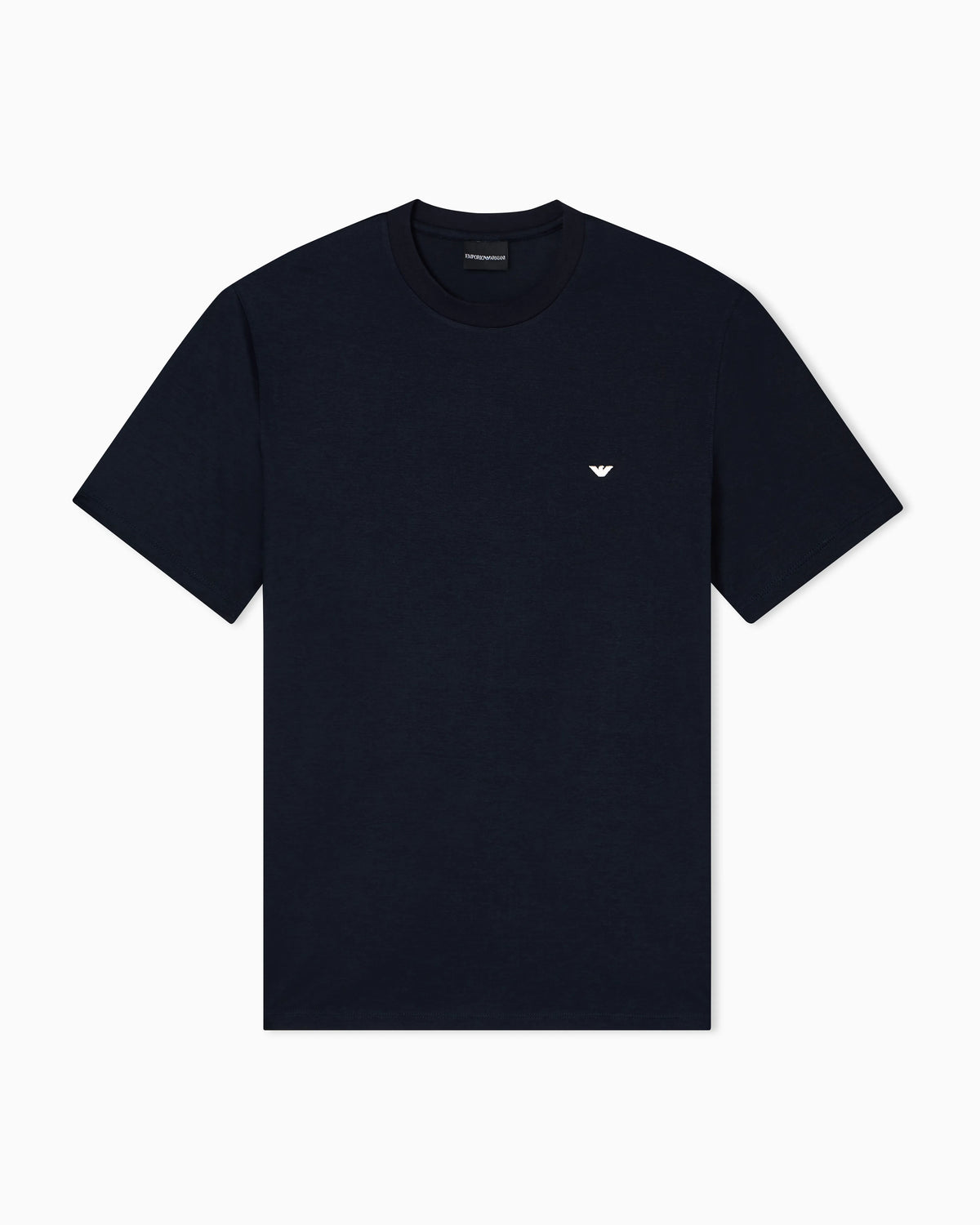 Jersey t-shirt with embroidery in lyocell-blend Essential