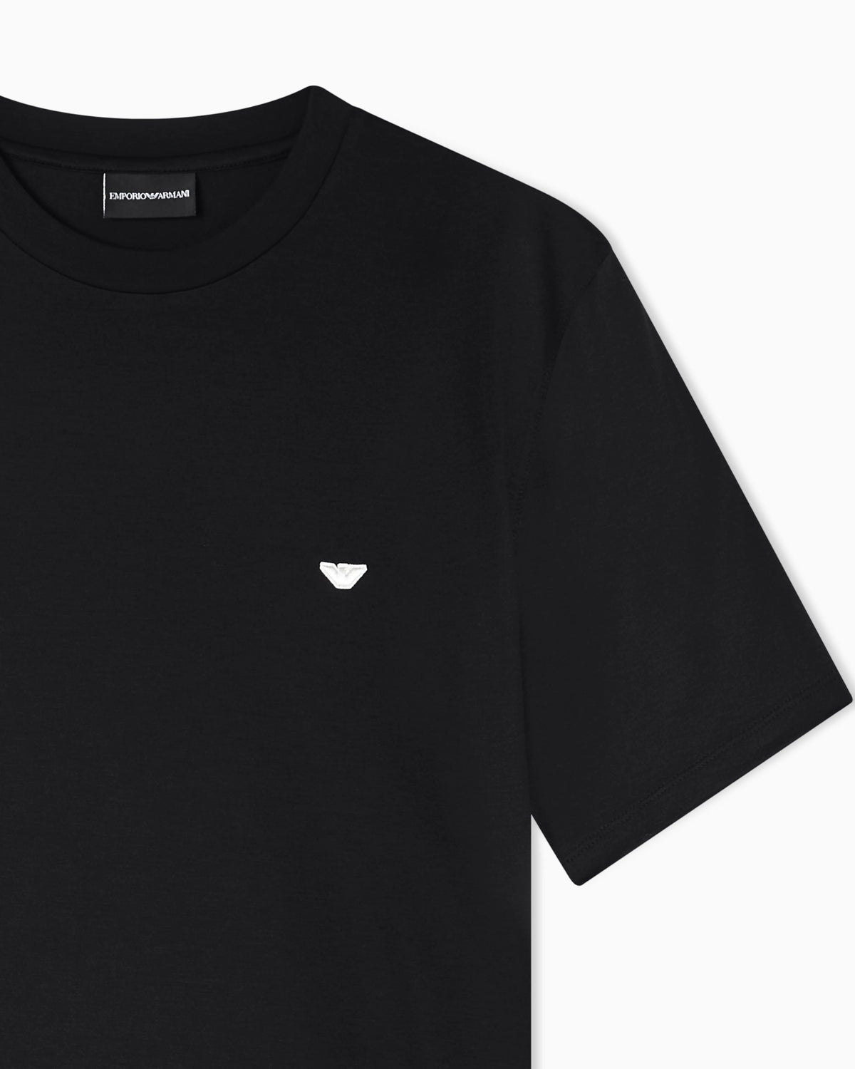Jersey t-shirt with embroidery in lyocell-blend Essential