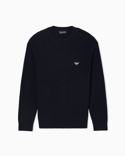 Half fisherman’s rib knit jumper