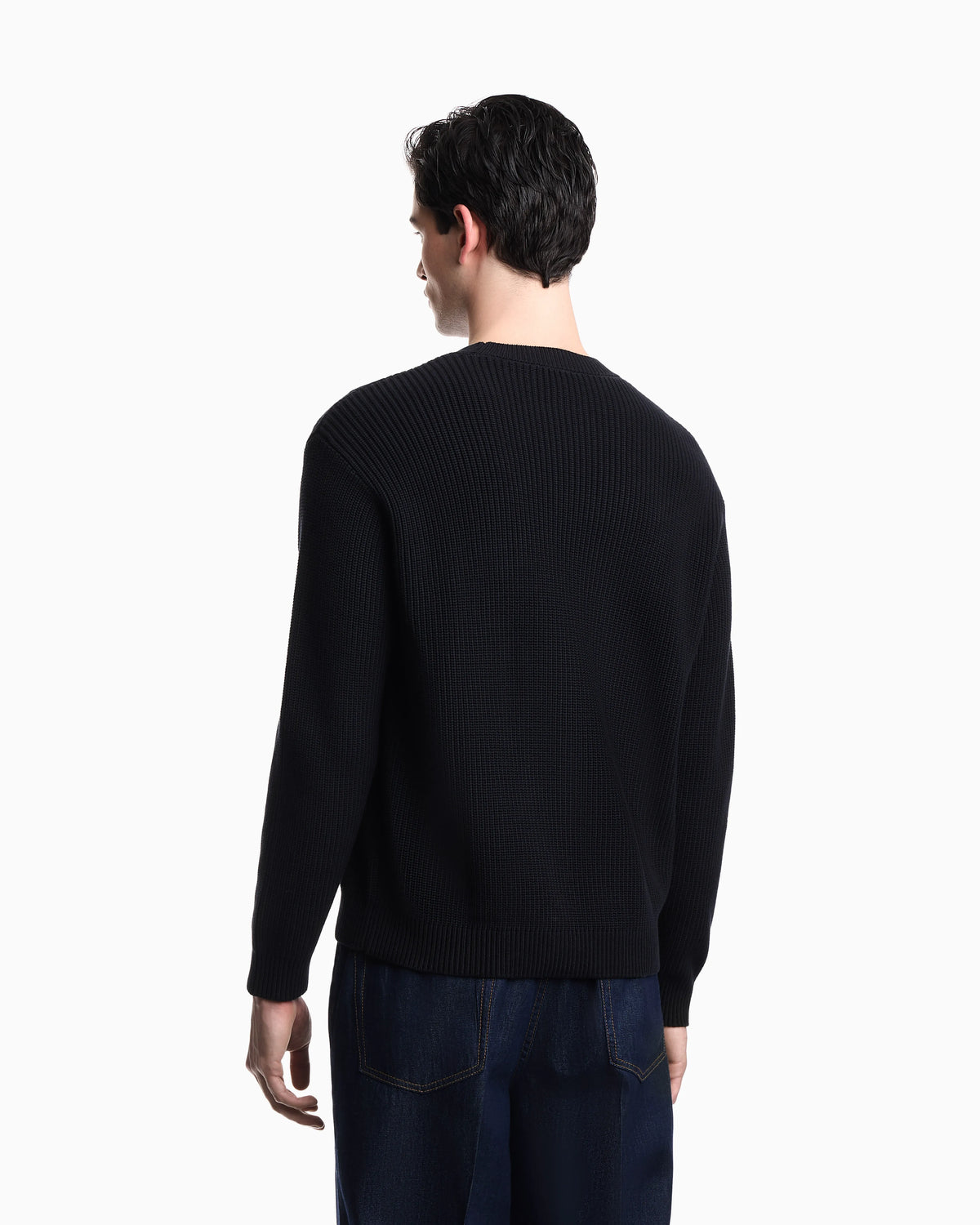 Half fisherman’s rib knit jumper