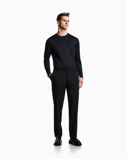 Lyocell-blend jersey jumper
