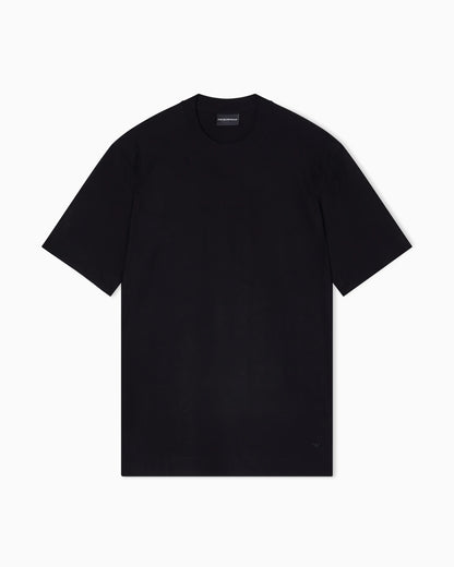 Jersey jacquard T-shirt with all-over motif