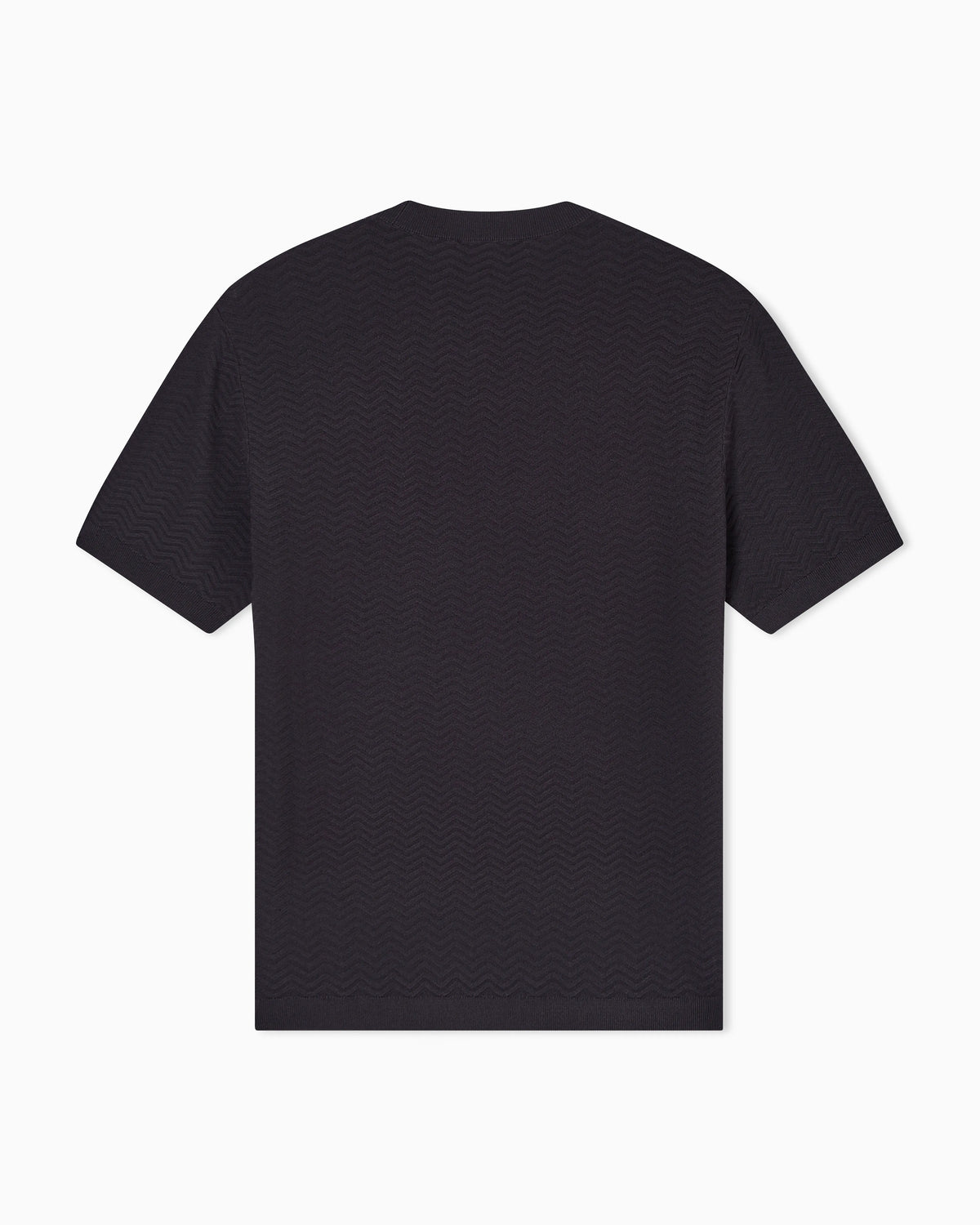 Icon viscose-blend chevron-stitch jumper