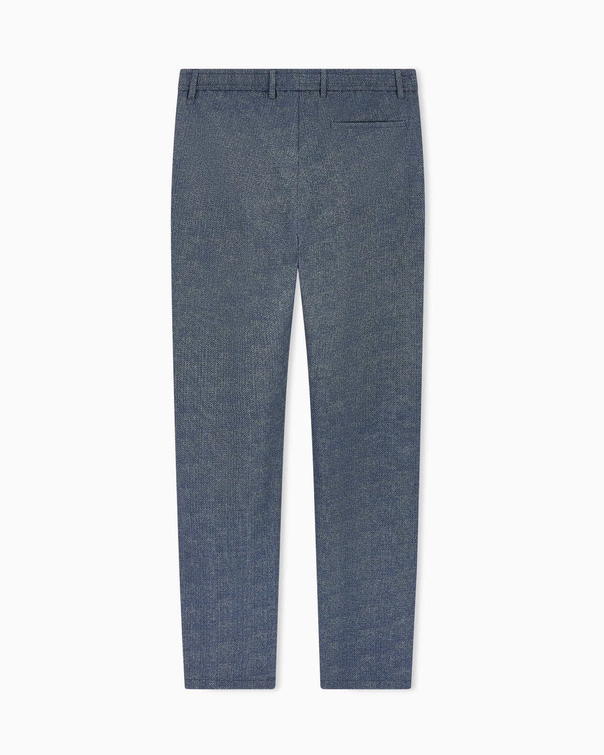 Trousers in printed seersucker