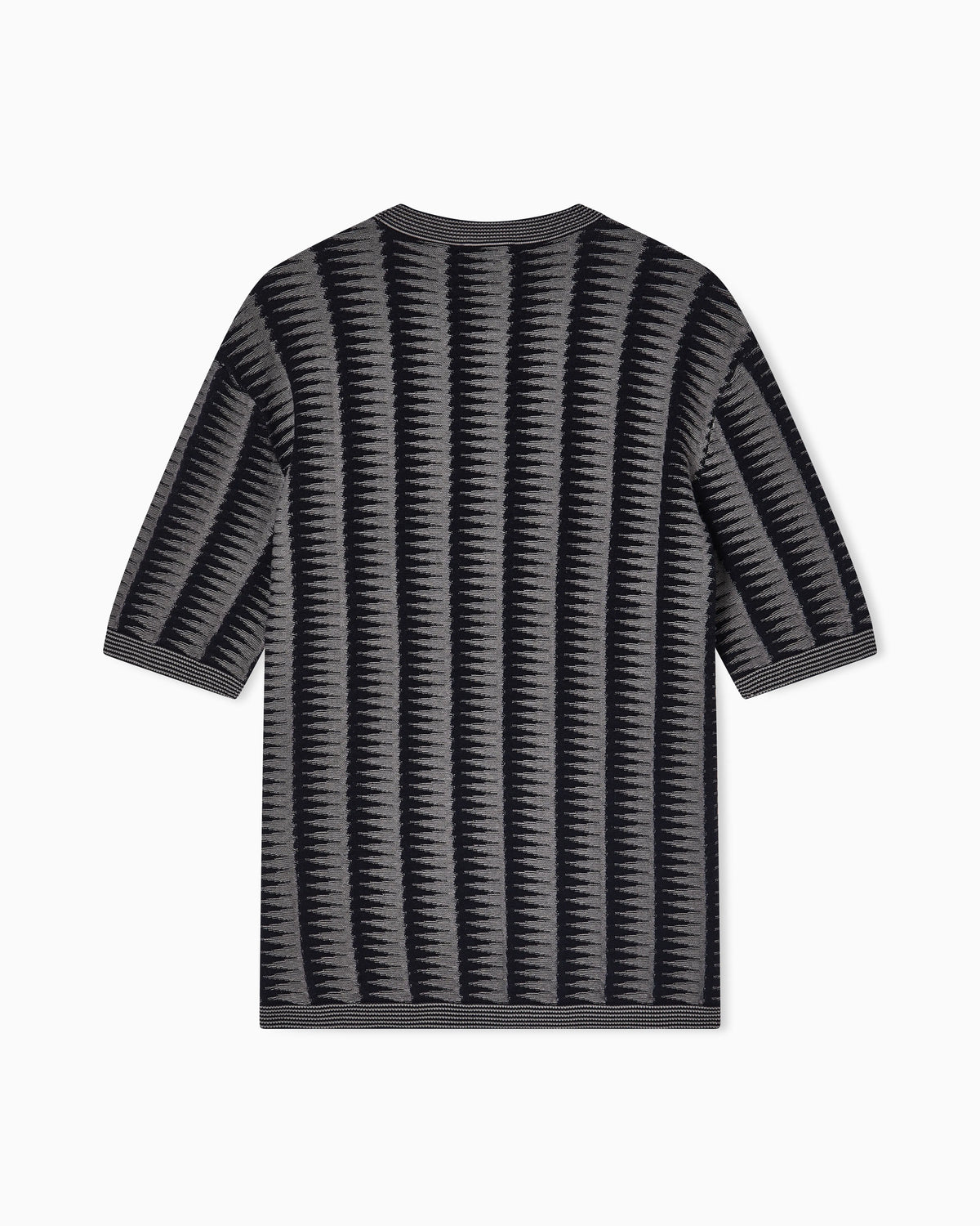 Jumper with two-toned jacquard motif