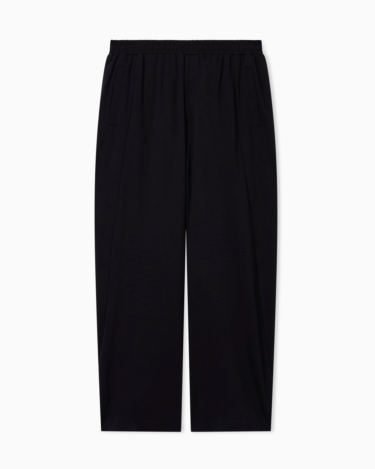 Jersey trousers with an elasticated waist