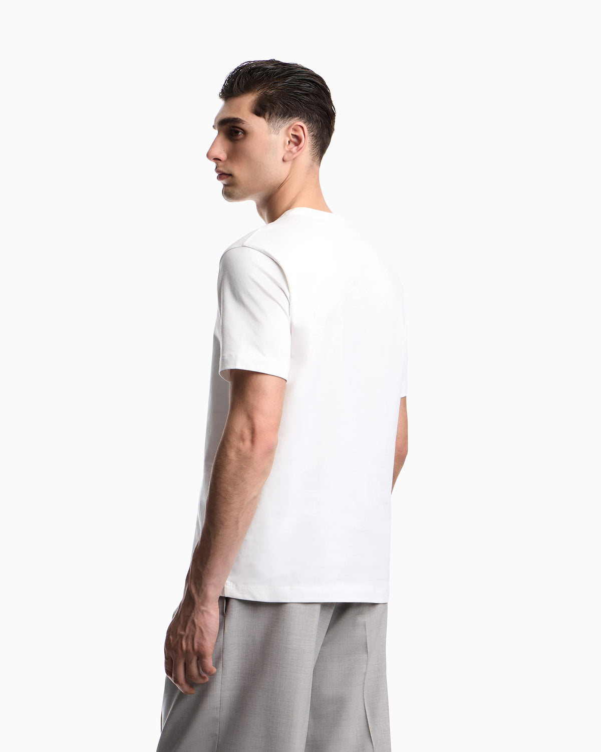Icon jersey T-shirt with photographic print and embroidery