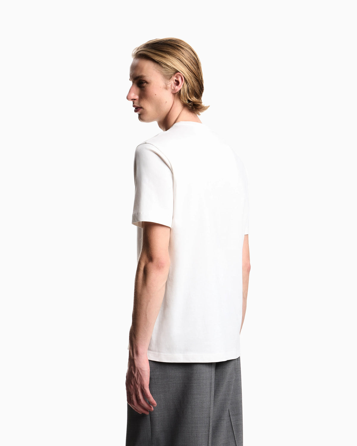 Icon jersey T-shirt with photographic print and embroidery