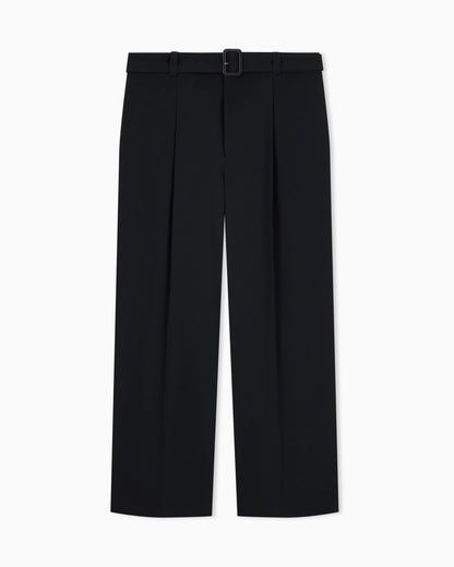 Trousers in stretch twill