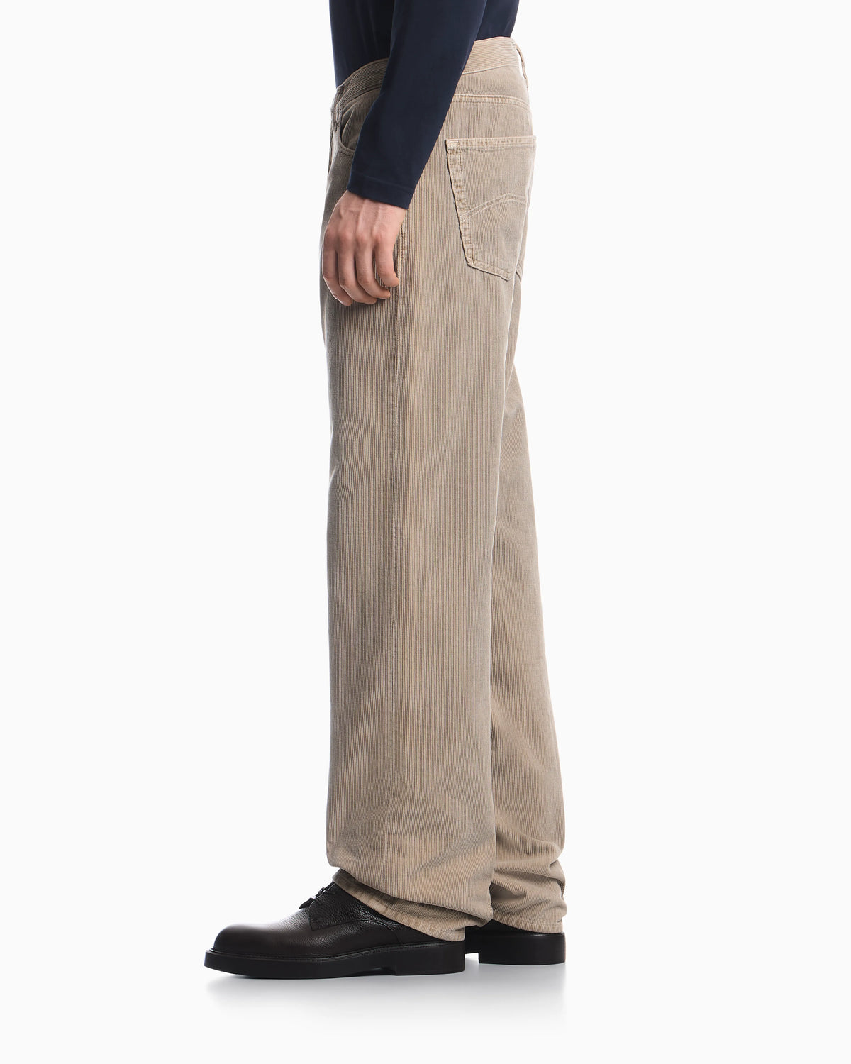 Regular fit five-pocket trousers in cotton corduroy