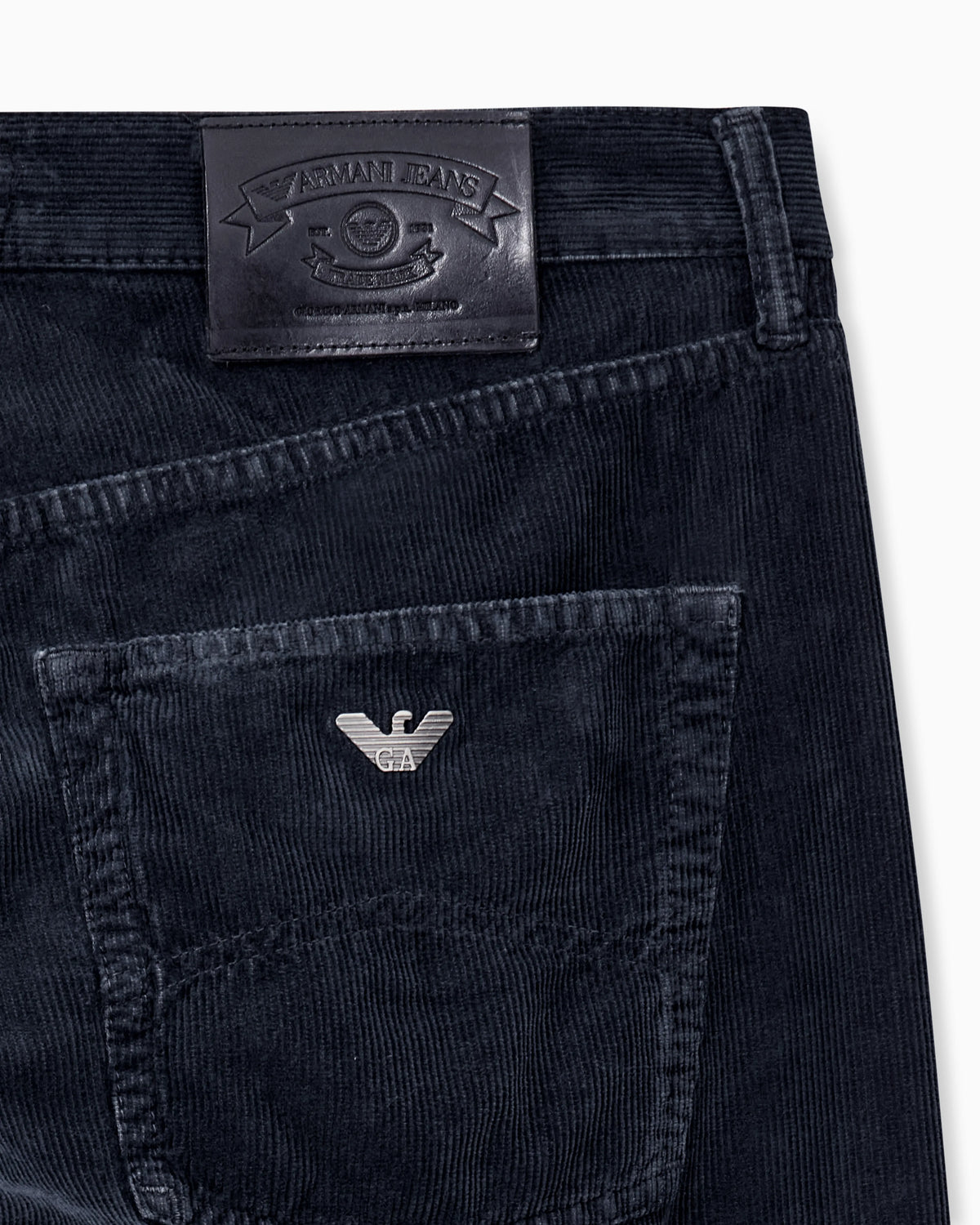 Regular fit five-pocket trousers in cotton corduroy