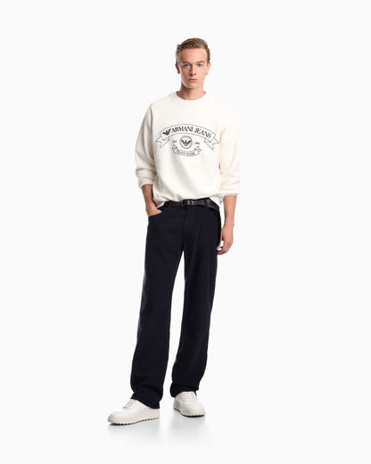 Regular fit five-pocket trousers in cotton corduroy