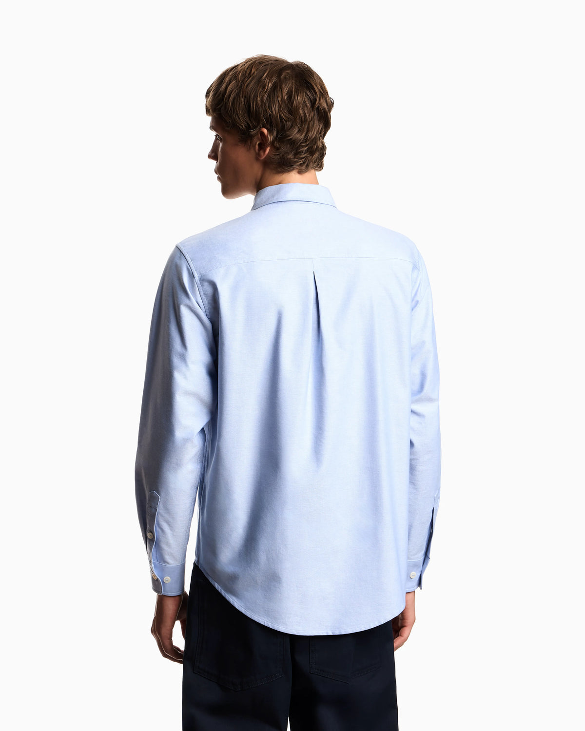 Eagle Club cotton Oxford shirt with embroidery