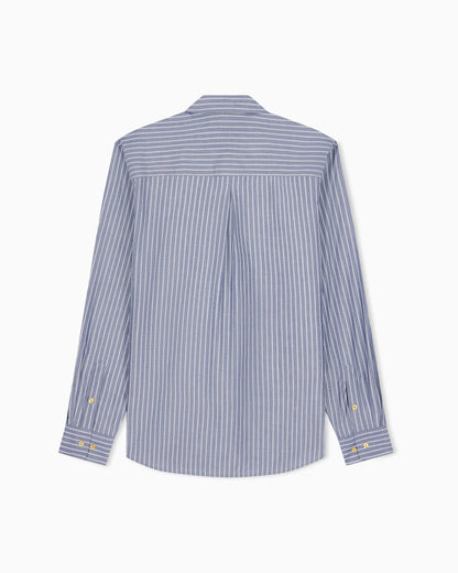 Striped lyocell-blend shirt Boteh Capsule