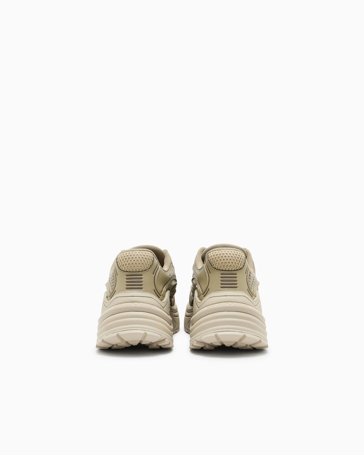 Suede and mesh sneakers