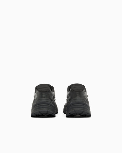 Suede and mesh sneakers