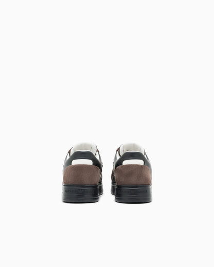 Sneakers low-top with suede and mesh upper and rubber sole