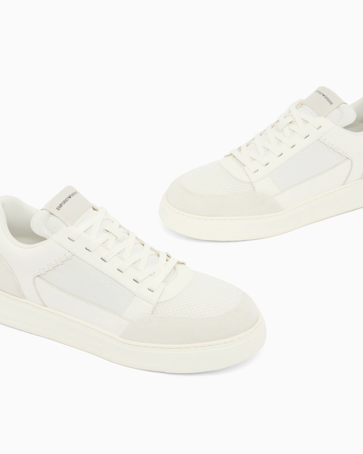 Cordura sneakers with suede details