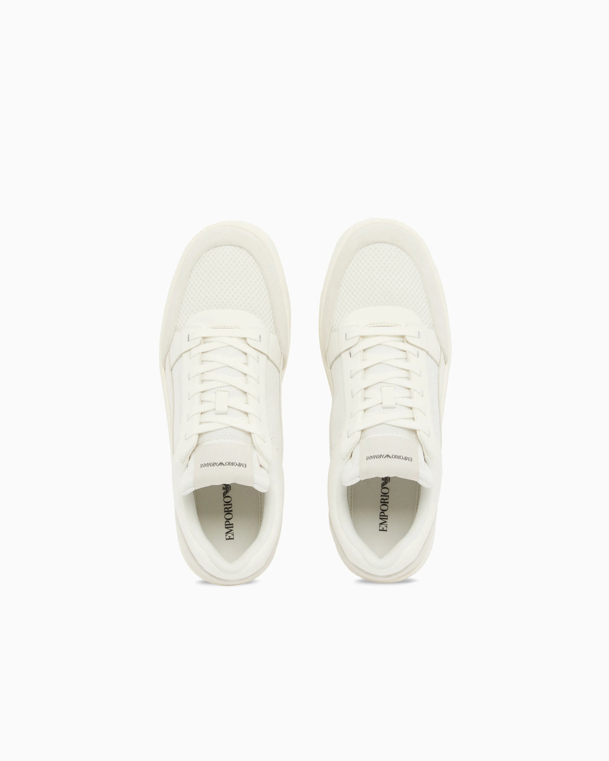 Cordura sneakers with suede details